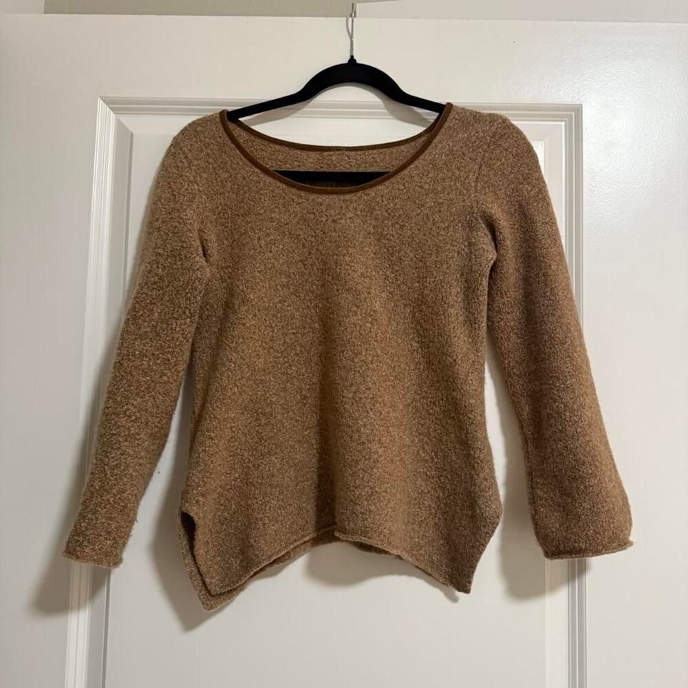 Women's Tan and Brown Jumper